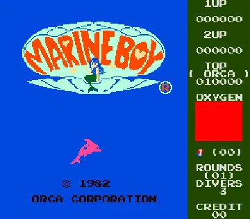 Marine Boy screen shot title